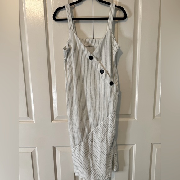 Zara Dresses & Skirts - Zara Trafaluc Striped Button Dress